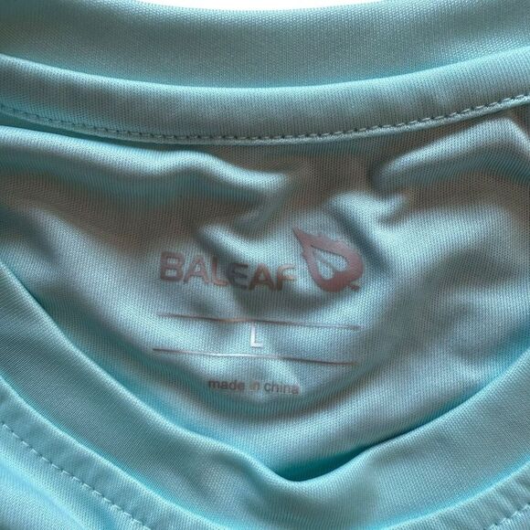 Baleaf blue large long sleeve athletic top - Picture 3 of 3